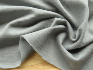1m Ramsden Pale grey 150g 100% merino wool jersey knit- precut as last  metre