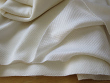 Load image into Gallery viewer, 1m Snowdonia Cream 56% merino 44% polypropylene 225g fabric-precut 1m