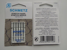 Load image into Gallery viewer, Stretch Needles- Schmetz Size  130/705 Size  90/14- for elastic and very elastic knitwear