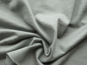 1m Ramsden Pale grey 150g 100% merino wool jersey knit- precut as last  metre