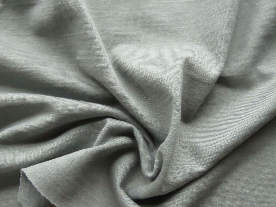 15cm Ramsden Pale grey 150g 100% merino wool jersey knit 150cm
