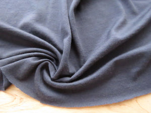 1m Hanoi Grey 200g 100% merino wool jersey knit fabric