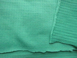 1.5m Cleveland Green 75% merino 25% polyester textured jersey knit 230g