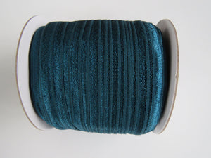 5m Mallard teal 15mm  foldover elastic fold over FOE 15mm