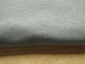 1m Ramsden Pale grey 150g 100% merino wool jersey knit- precut as last  metre