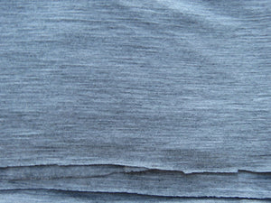2m Vinter Light Grey Marl 100% merino jersey knit fabric 165g
