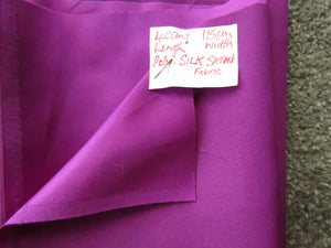 40cm x 115cm Purple Polyester? silk like fabric