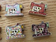 Load image into Gallery viewer, 25 Sewing Machine Buttons- 25