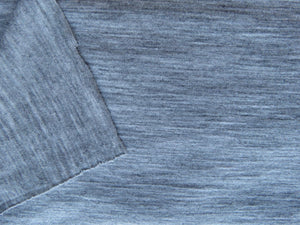 2m Vinter Light Grey Marl 100% merino jersey knit fabric 165g