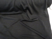 Load image into Gallery viewer, 1.7m Sambuck Black 54% merino 46% polyester eyelet fabric 140g- precut