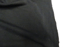 Load image into Gallery viewer, 1.7m Sambuck Black 54% merino 46% polyester eyelet fabric 140g- precut