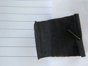 1.5m Cougar Black 44% merino 50% polyester 6% nylon 145g Jersey knit