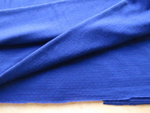 Load image into Gallery viewer, Various odd lengths- use drop down menu to see lengths and price- Daring Blue 51% merino 34% tencel 15% nylon eyelet fabric 145g