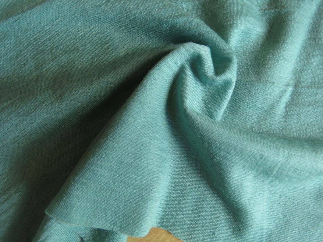 1m Mead Green 100% merino jersey knit 165g 150cm