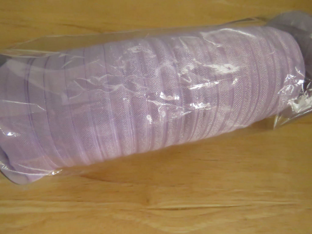 Sale 50 yard/ 45.6m Roll 15mm fold over elastic- Pale lilac