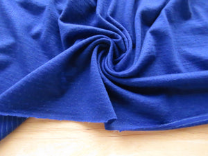1.5m Daring Blue 51% merino 34% tencel 15% nylon eyelet fabric 145g