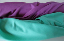Load image into Gallery viewer, 1m Orchid Purple 82% merino 13% nylon 5% elastane jersey knit fabric 150g 150cm- precut as last metre
