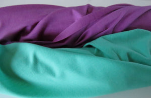 1m Orchid Purple 82% merino 13% nylon 5% elastane jersey knit fabric 150g 150cm- precut as last metre