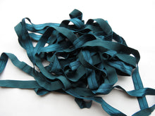 Load image into Gallery viewer, 5m Mallard teal 15mm  foldover elastic fold over FOE 15mm