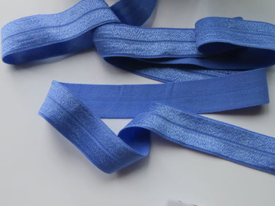 3.3m Wisteria Blue 20mm fold over elastic