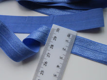 Load image into Gallery viewer, 1m Wisteria Blue 20mm fold over elastic