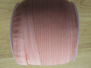 50 yard/ 45.7m roll  Light Peach 15mm  foldover elastic fold over FOE 15mm