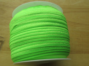 50 yards /45.7m Neon Green 15mm fold over elastic foldover FOE