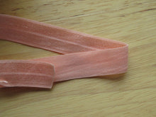 Load image into Gallery viewer, 1m Light Peach 15mm  foldover elastic fold over FOE 15mm