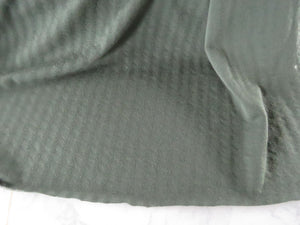 1m Huntsmen Olive green textured jersey knit 60% merino 40% polyester 170g