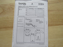 Load image into Gallery viewer, Burda 9384 Baby Toddler Sleepsuit Bodysuit Jumpsuit Onesie use our merino fabric