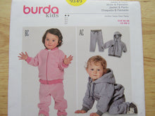 Load image into Gallery viewer, Burda Kids 9349- Baby toddler leggings ,hoodie pattern- use our merino
