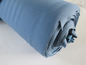 1.5m Temple Blue 38% Merino 46% Polyester 16% elastane 250g sweatshirt