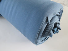 Load image into Gallery viewer, 2m Temple Blue 38% Merino 46% Polyester 16% elastane 250g sweatshirt fabric- precut 2m piece
