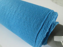 Load image into Gallery viewer, 1m Beacon Blue eyelet  86% New Zealand Merino 16% core spun nylon 150g- precut as last metre piece
