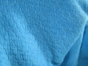 1m Beacon Blue eyelet  86% New Zealand Merino 16% core spun nylon 150g- precut as last metre piece