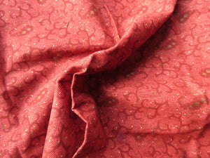 70cm Burgundy print 100% cotton fabric 112cm wide