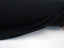 Load image into Gallery viewer, 1.5m Arkham Black 48% merino 52% polyester 160g sports knit- precut as last 1.5m