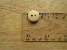 Load image into Gallery viewer, 25 Mixed Owl print buttons- light wood look background 15mm