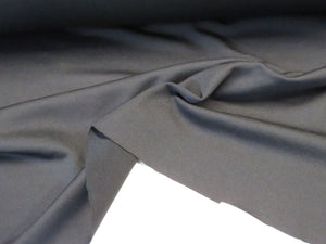 1.5m Arkham Black 48% merino 52% polyester 160g sports knit- precut as last 1.5m
