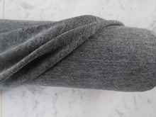 Load image into Gallery viewer, 65cm Gateway Dark Grey marle rib knit 175g 50% merino 50% viscose
