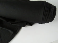 Load image into Gallery viewer, 1.5m Cougar Black 44% merino 50% polyester 6% nylon 145g Jersey knit- precut pieces only