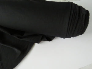 1m Cougar Black 44% merino 50% polyester 6% nylon 145g Jersey knit