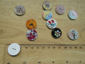 11 x Mixed set 20mm buttons-set as shown in photos