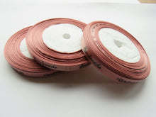 Load image into Gallery viewer, 1m Dusty Pink  Handmade Labels Satin Ribbon 50 x 10mm