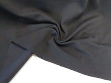 Load image into Gallery viewer, 1.5m Arkham Black 48% merino 52% polyester 160g sports knit- precut as last 1.5m