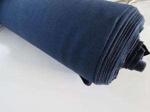 1.15m Milan Navy 38% merino 54% polyester 8% spandex 285g warm winter fabric 160cm