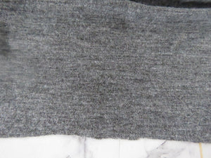 65cm Gateway Dark Grey marle rib knit 175g 50% merino 50% viscose