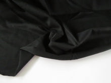 Load image into Gallery viewer, 1m Cougar Black 44% merino 50% polyester 6% nylon 145g Jersey knit