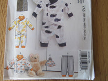 Load image into Gallery viewer, McCalls M7827 Baby vest jacket hat and pants pattern- use merino fabric