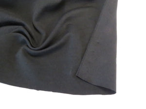 1.5m Arkham Black 48% merino 52% polyester 160g sports knit- precut as last 1.5m